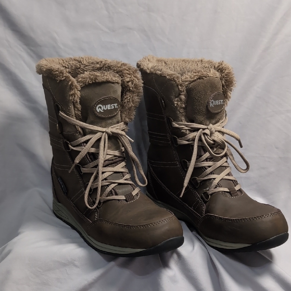 Women's Size 10 Quest Wos Northern Ridge Thinsulate Brown Lace Up Boots